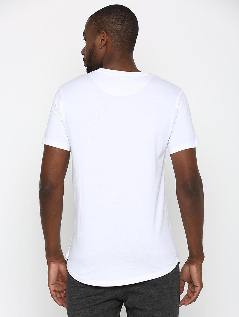 white solid t-shirt - 15982953 - Zoom Image - 3