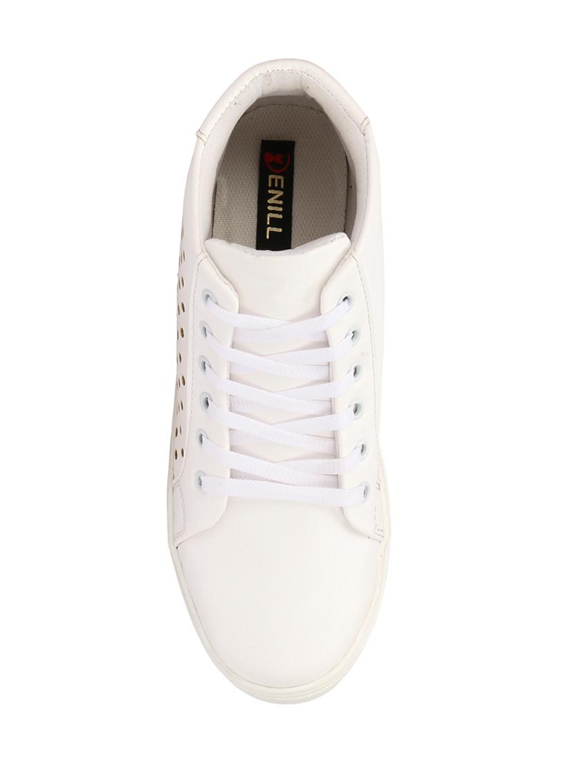 white lace-up sneakers - 15983637 - Zoom Image - 3