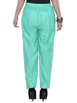 elastic waist high rise trouser - 15983682 - Standard Image - 3