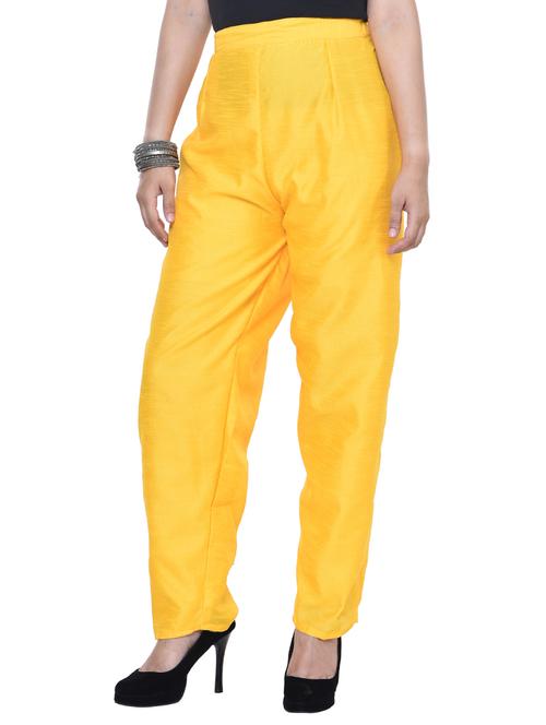 elastic waist pleated trouser - 15983684 - Standard Image - 1