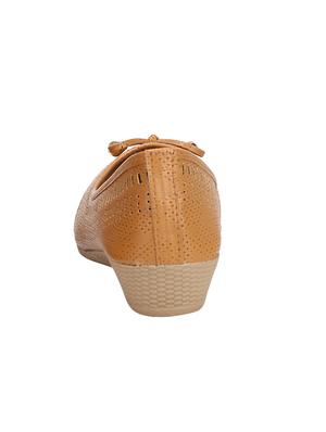 brown slip on wedges - 15983717 - Standard Image - 3