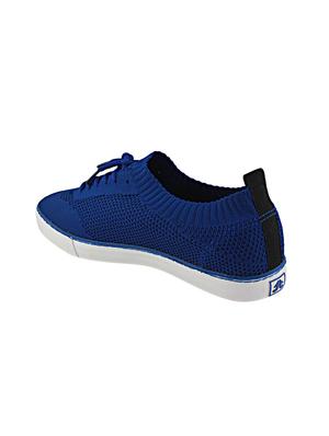 blue Fabric lace up sneakers - 15987824 - Standard Image - 3