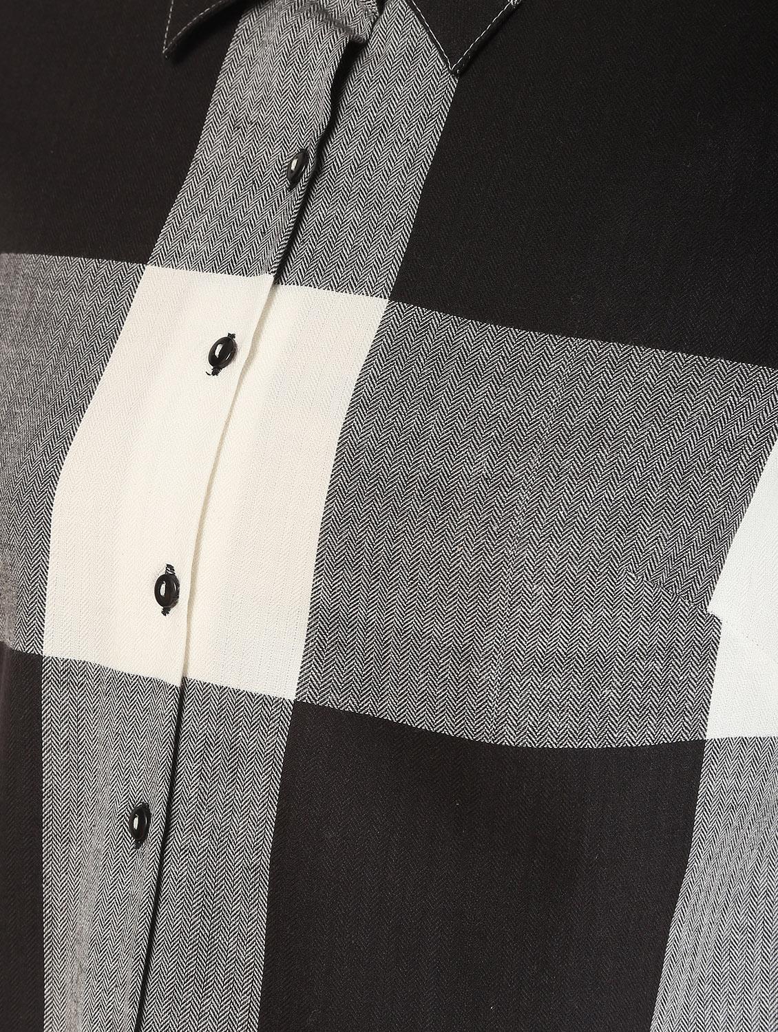 checkered crop shirt - 15988054 - Zoom Image - 6