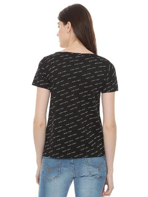 short sleeved quirky texte tee - 15988200 - Standard Image - 3
