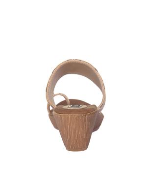 gold slip on wedges - 15988461 - Standard Image - 3