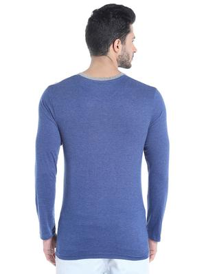 grey color block t-shirt - 15988655 - Standard Image - 3