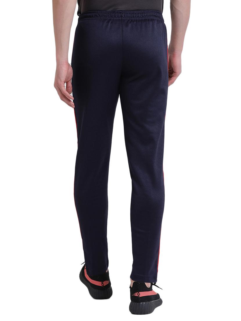 navy blue polyester track pant - 15989469 - Zoom Image - 3