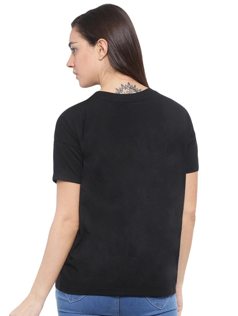 quirky prints short sleeves tee - 15990126 - Zoom Image - 3