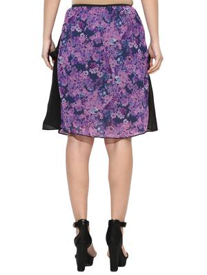 tie knot detail floral a-line dress - 15996483 - Standard Image - 3