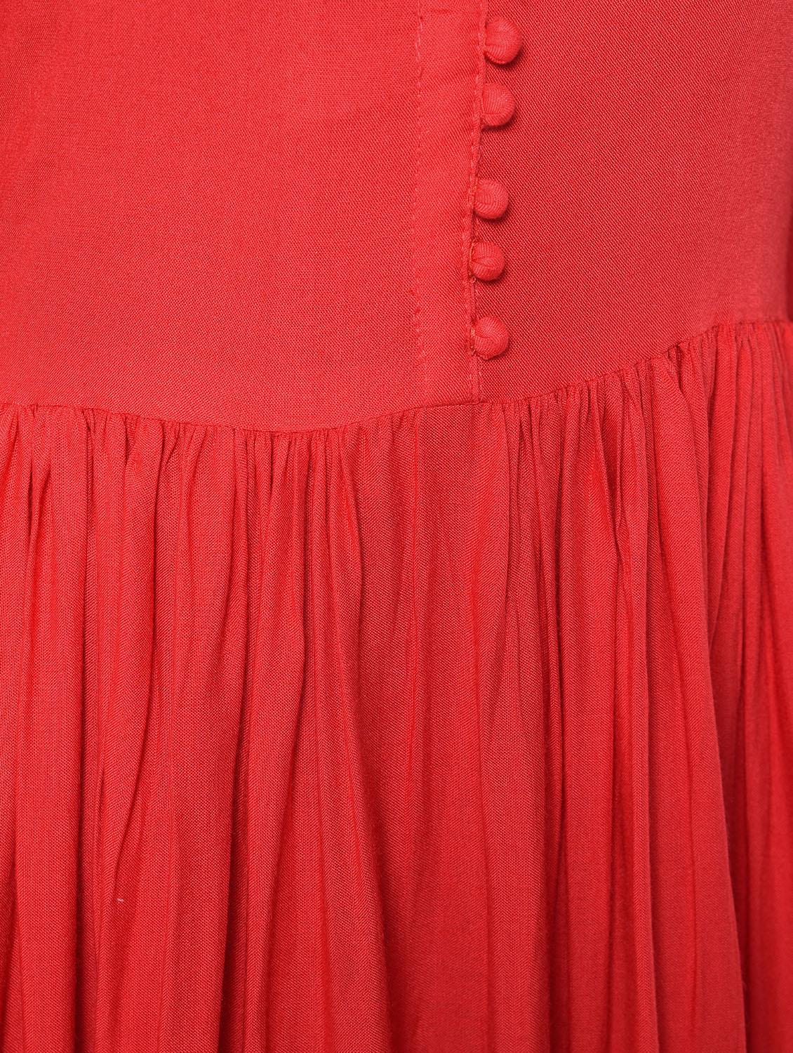 Flared solid ethnic dress - 15996695 - Zoom Image - 6