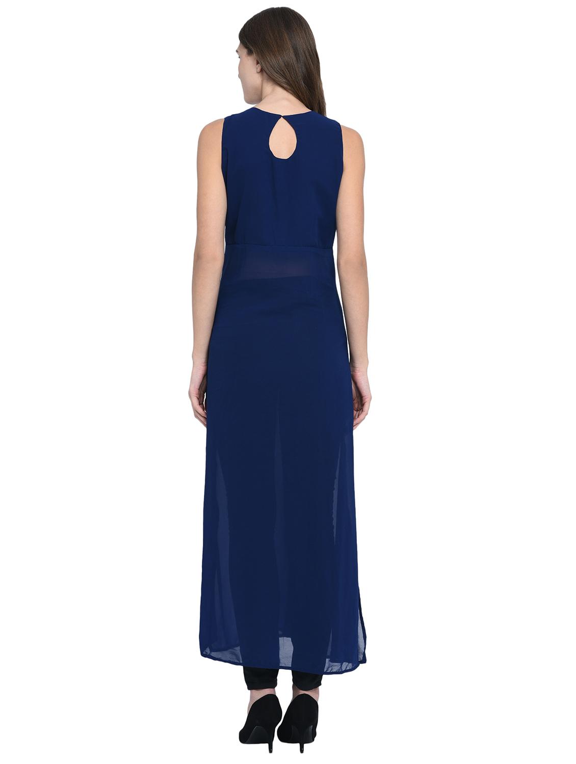 front slit button detail tunic - 15997953 - Zoom Image - 3