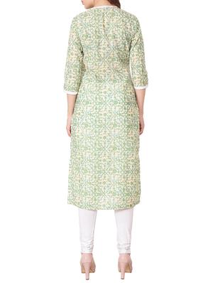 Straight printed kurta - 15998180 - Standard Image - 3
