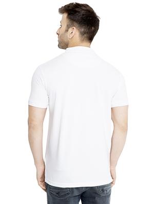 white solid polo tshirt - 15998284 - Standard Image - 3