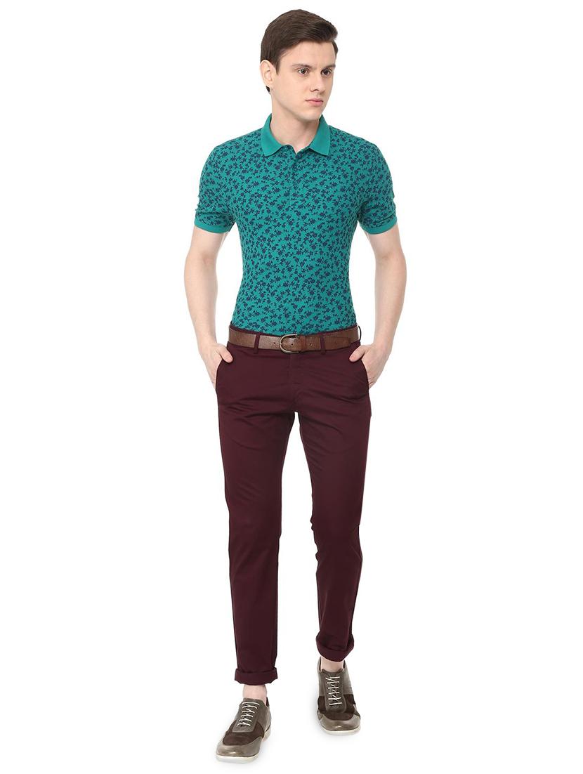 red cotton chinos - 16000843 - Zoom Image - 3