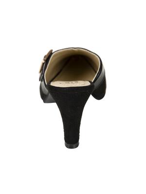 black slip on mules - 16000974 - Standard Image - 3