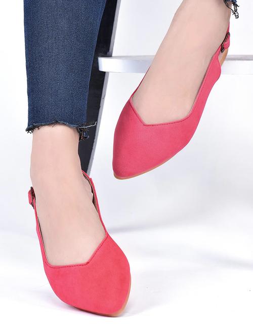 pink back strap sandals - 16002101 - Standard Image - 1