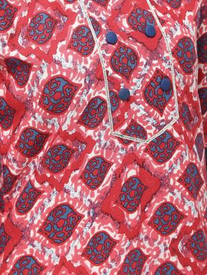 ethnic motifs printed straight kurta - 16002385 - Standard Image - 6
