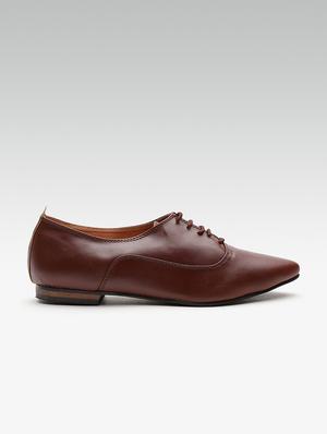 brown lace-up casual shoes - 16002554 - Standard Image - 3