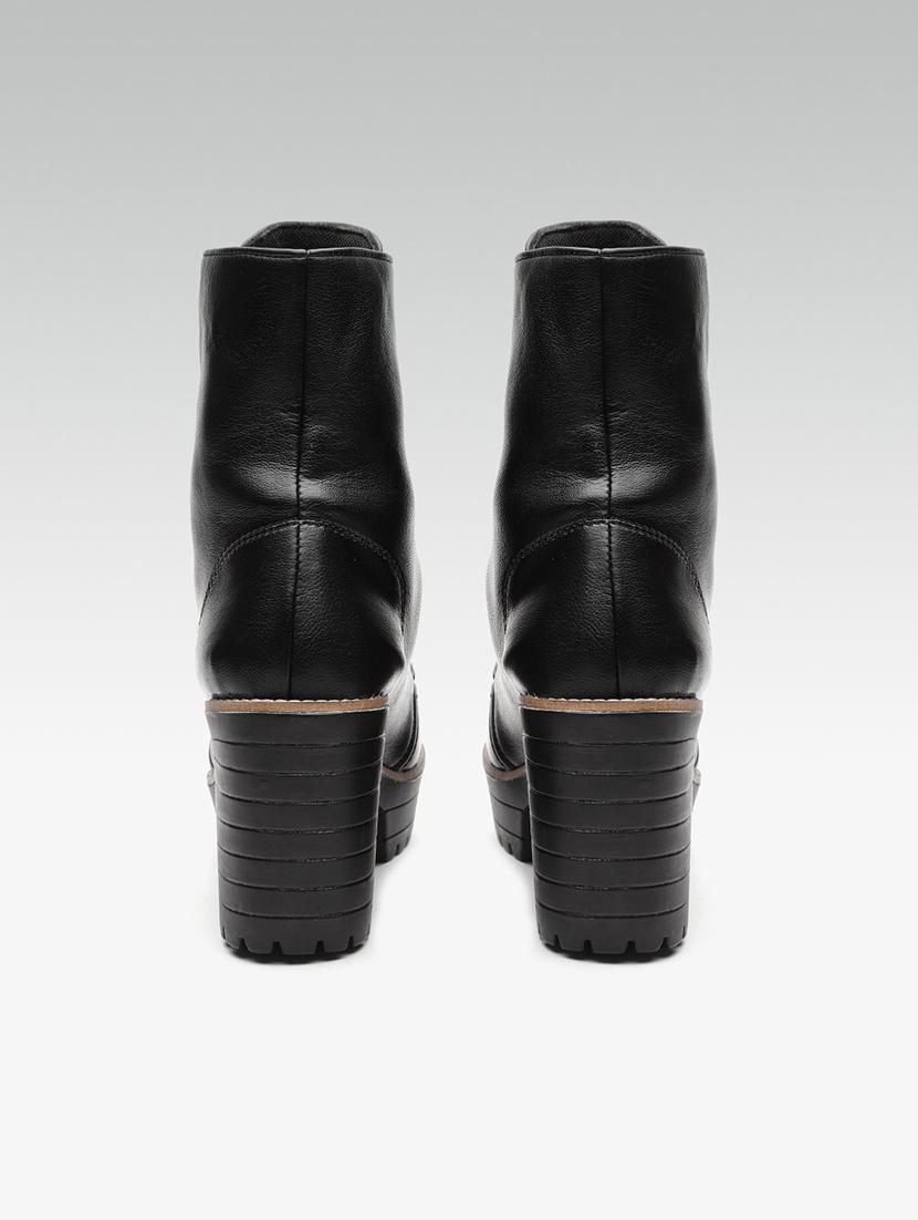 black ankle lace up boots - 16002711 - Zoom Image - 3