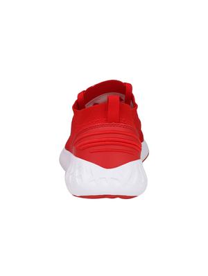 red mesh lace up sport shoes - 16004637 - Standard Image - 3