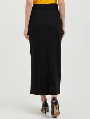 back slit pencil skirt - 16005562 - Standard Image - 3