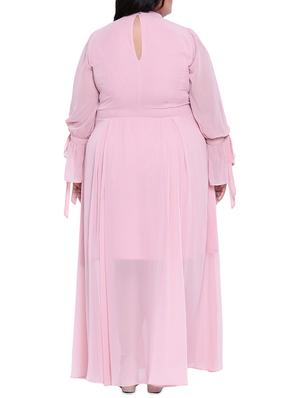 embroidered plus maxi dress - 16006756 - Standard Image - 3
