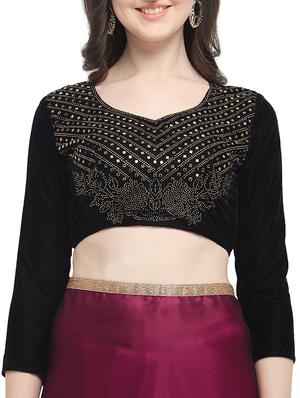 ruffle lace border fusion saree with blouse - 16007103 - Standard Image - 3