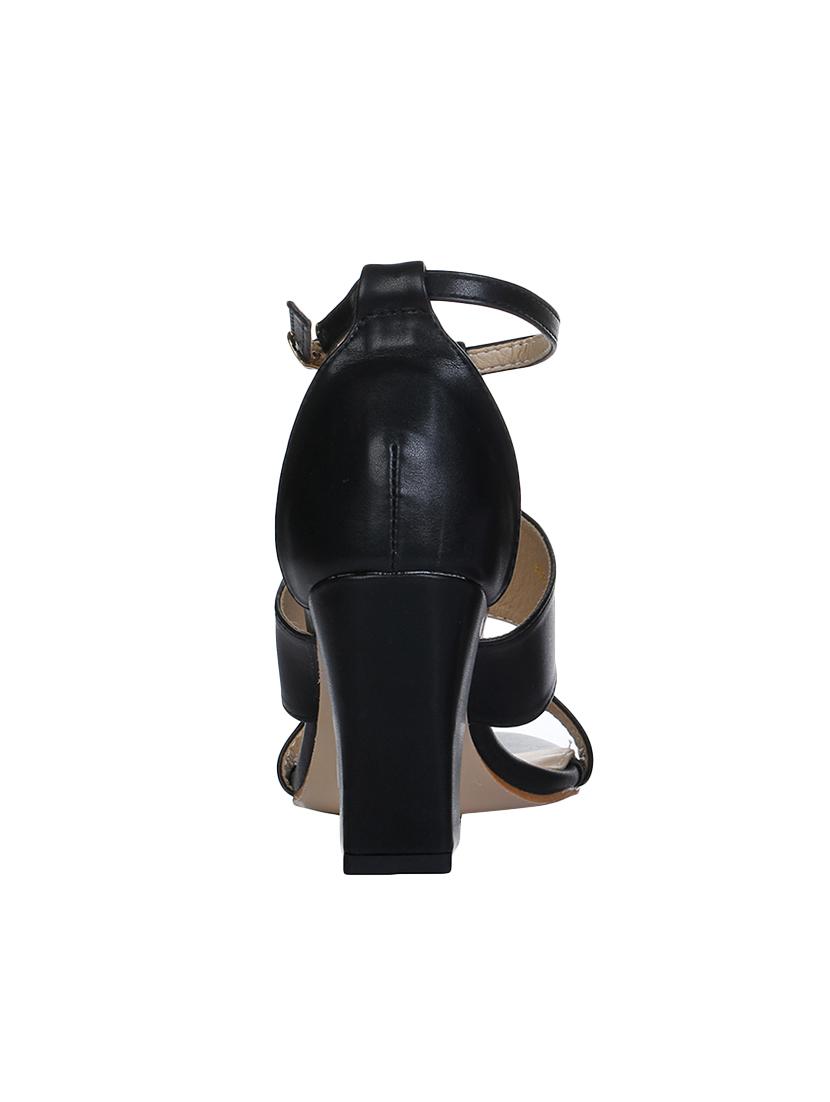 black ankle strap sandals - 16007356 - Zoom Image - 3