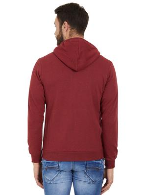 maroon solid sweatshirt - 16008024 - Standard Image - 3
