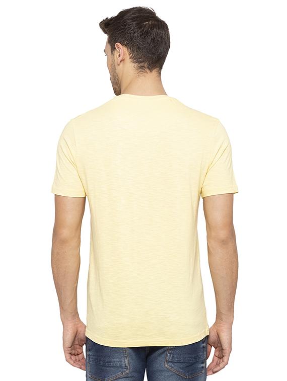 yellow printed t-shirt - 16008107 - Zoom Image - 3