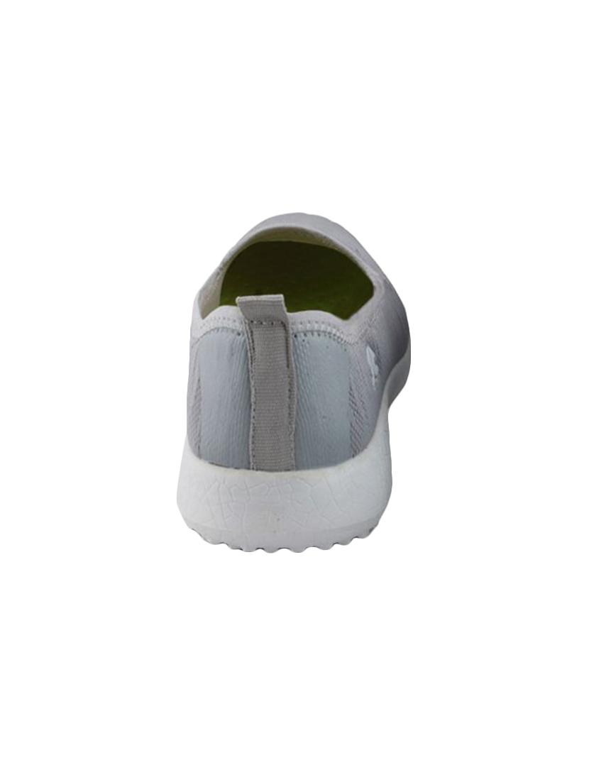 grey slip on casual shoes - 16008310 - Zoom Image - 3