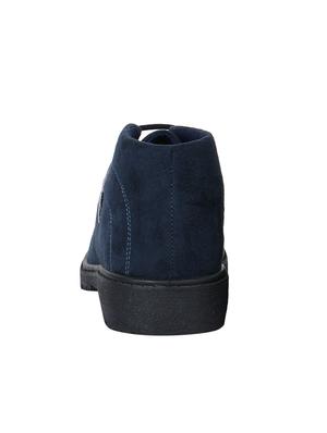 blue suede low ankle boots - 16008612 - Standard Image - 3