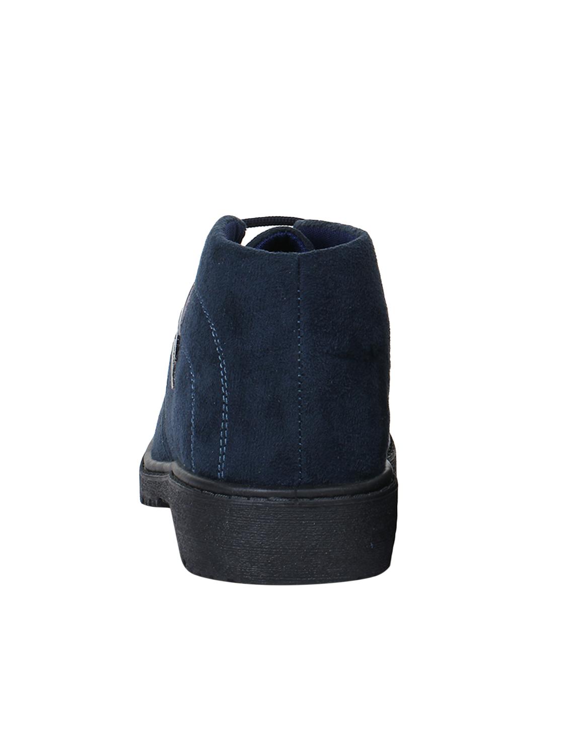 blue suede low ankle boots - 16008612 - Zoom Image - 3
