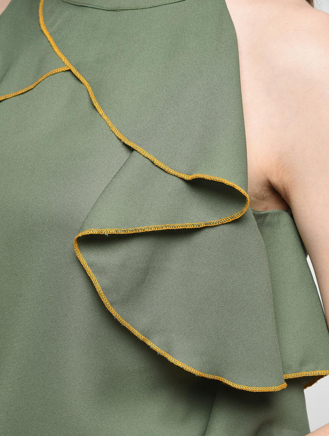 keyhole back ruffle top - 16009025 - Zoom Image - 6