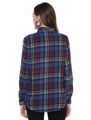 pocket patch checkered shirt - 16009111 - Standard Image - 3