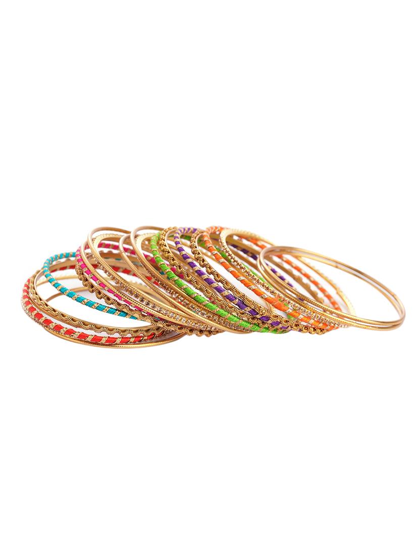 multi colored metal bangle - 16009314 - Zoom Image - 3
