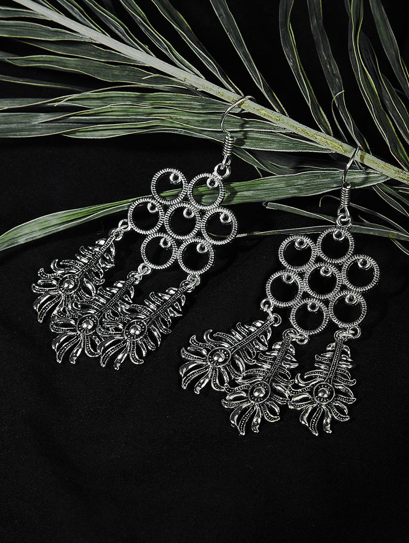 silver drop earring - 16009667 - Zoom Image - 3