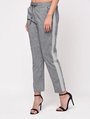 side striped drawstring trouser - 16009766 - Standard Image - 3