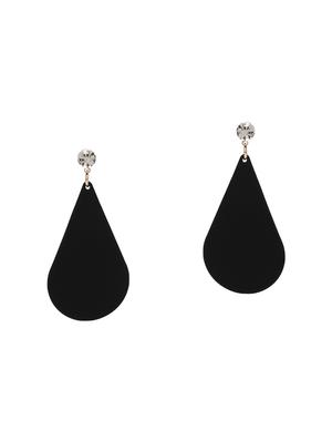 black metal drop earring - 16010322 - Standard Image - 3