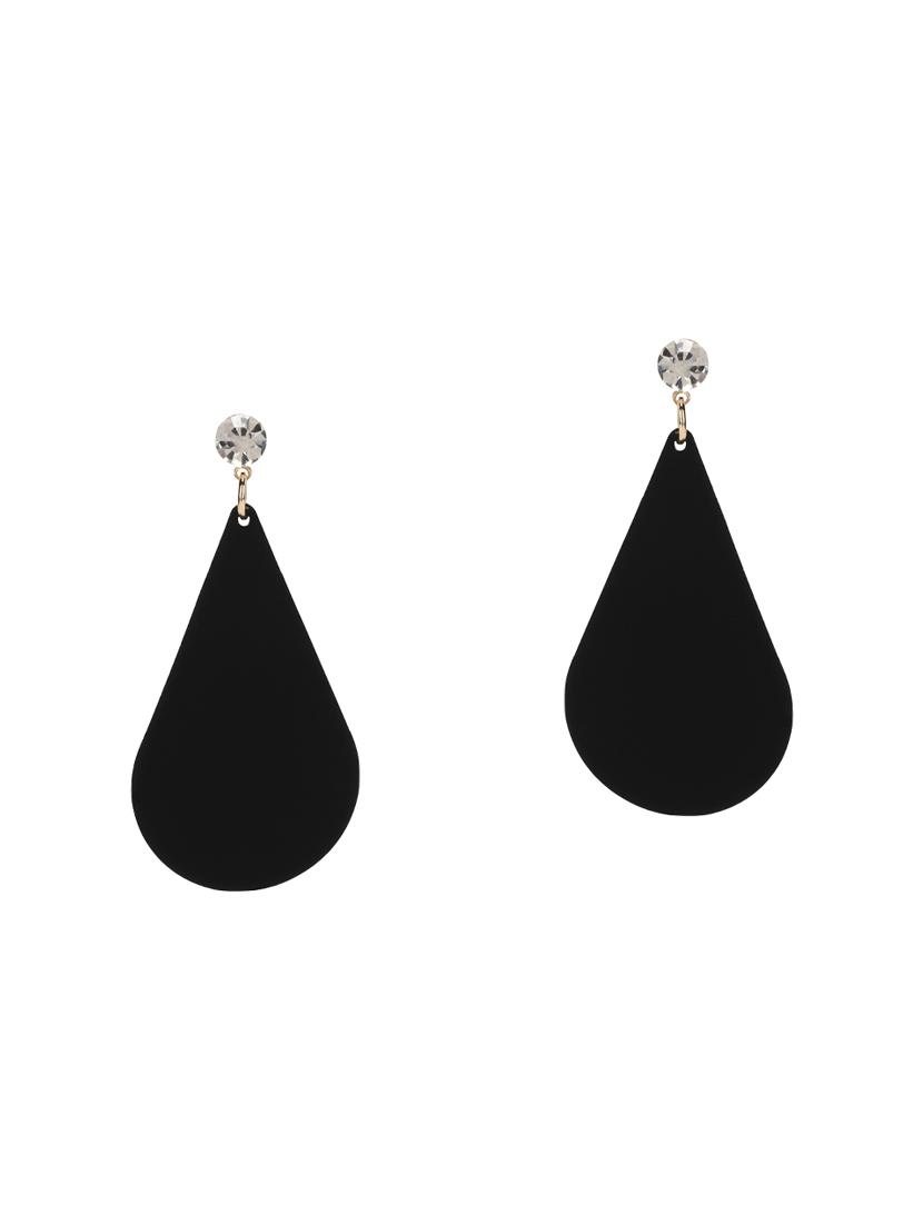 black metal drop earring - 16010322 - Zoom Image - 3