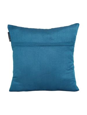 romee polyester velvet circle floral printed cushion cover 16" x 16" set of 5 - turquoise - 16010778 - Standard Image - 3