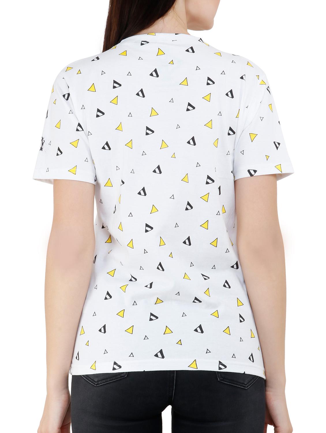 white cotton regular tee - 16011741 - Zoom Image - 3