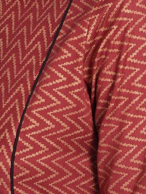 Chevron straight kurta - 16012160 - Standard Image - 6