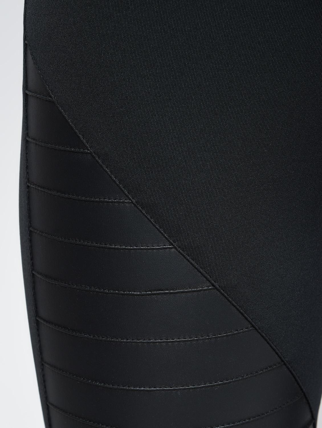 leather patch high rise jegging - 16012394 - Zoom Image - 6