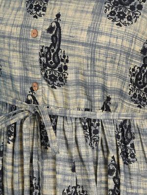 paisley flared kurta - 16012407 - Standard Image - 6