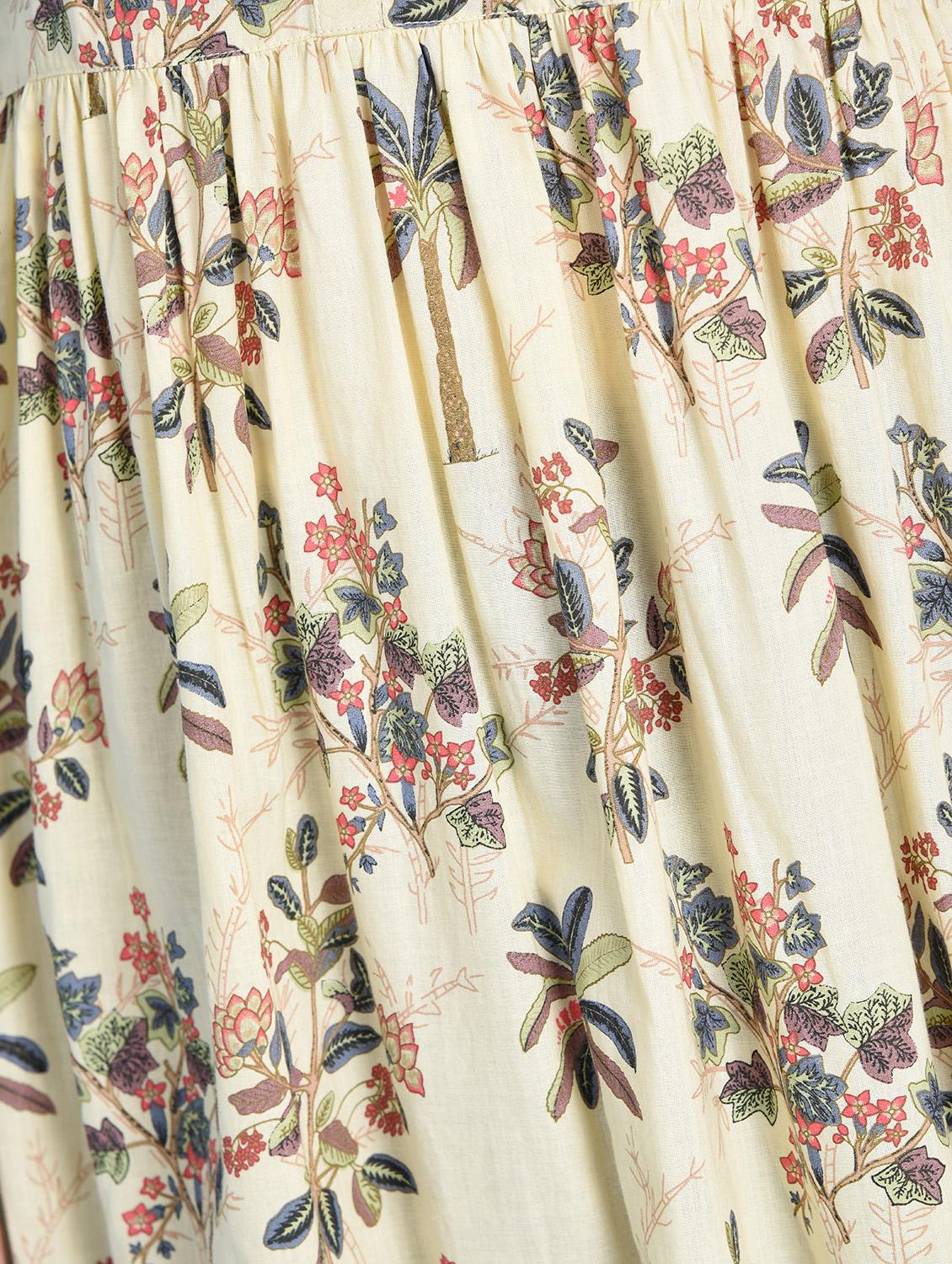 floral flared kurta - 16012408 - Zoom Image - 6