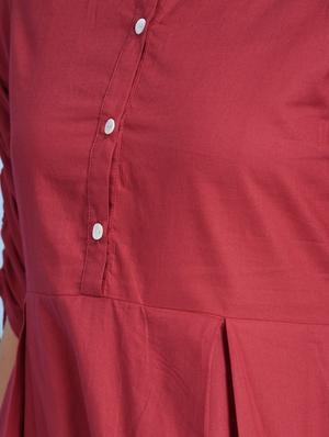 Cowl solid kurta - 16012411 - Standard Image - 6