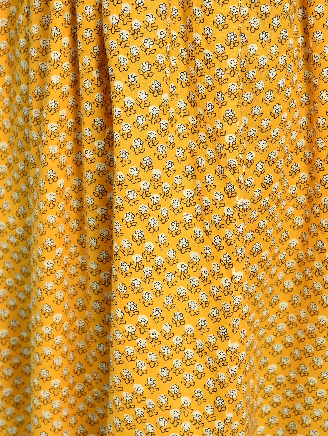 block print flared kurta - 16012414 - Zoom Image - 6