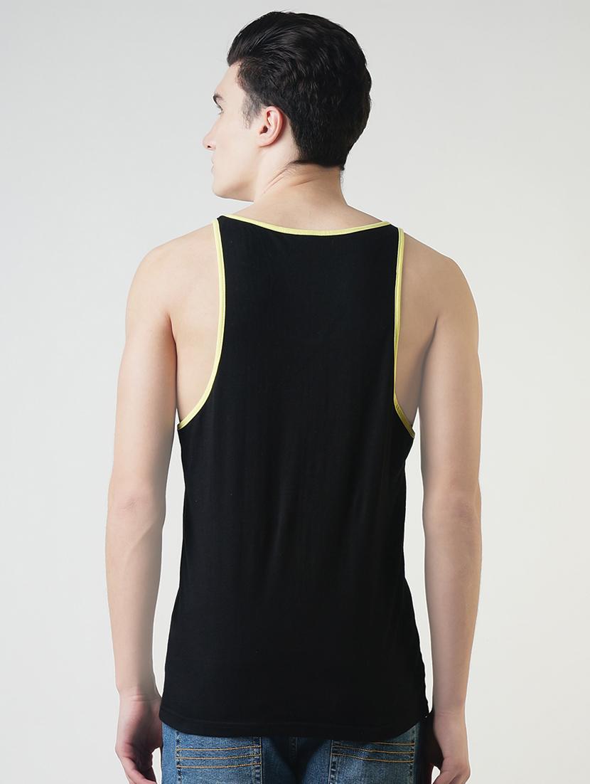 black plain vest - 16013705 - Zoom Image - 3