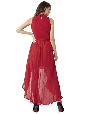 pearl embellished high low dress - 16013804 - Standard Image - 3